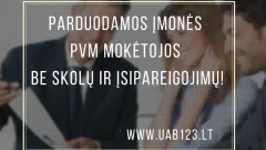 Naujų įmonių steigimas ir pardavimas!