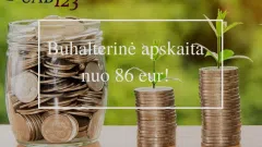 Buhalterinė apskaita už super kainą!