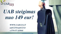 UAB123 - Įmonių steigimas ir pardavimas