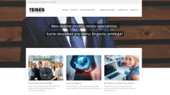 Parduodamas teisinių paslaugų teikimo tinklalapis