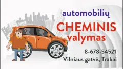 Valymas trakuose.