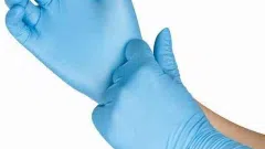 Nitrilblaue Handschuhe (Packung mit 100 Stück)