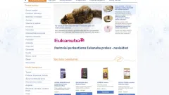 Gyvūnų prekių e-parduotuvė su dideliu lankomumu