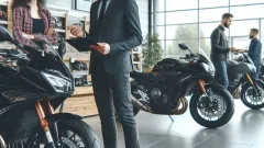 Parduodamas prekybos verslas. Prekyba motociklais, keturračiais jų dalimis ir aksesuarais.