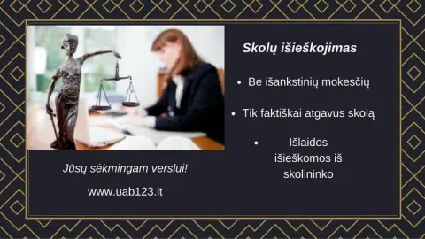 UAB123 –skubus skolų išieškojimas - 1