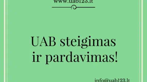 UAB123 – įmonių steigimas ir pardavimas - 1