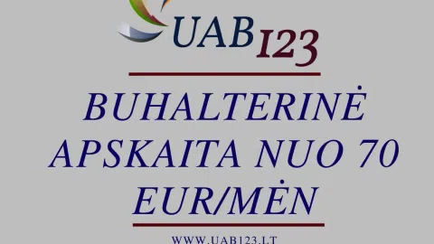 Buhalterinė apskaita už geriausią kainą! - 1