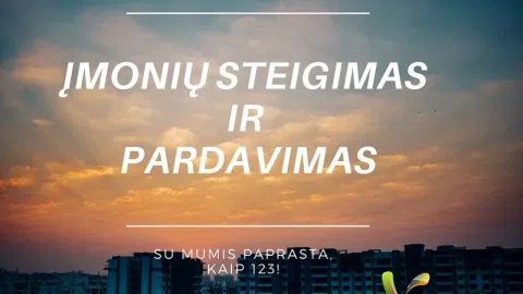 Naujų įmonių steigimas ir pardavimas nuo 100 eur! - 1