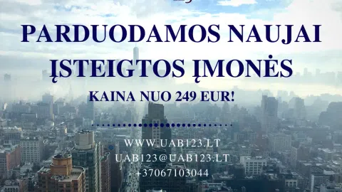 Parduodamos įmonės be skolų ir įsipareigojimų! - 1