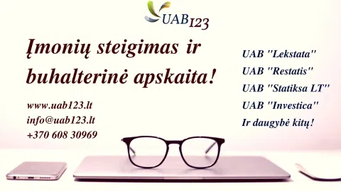 UAB123 buhalterinė apskaita - Čia gimsta verslas! - 1