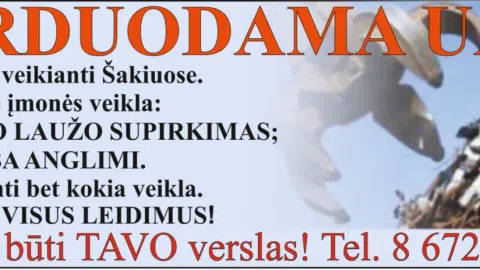 Parduodamas veikla vykdanti uab - 1