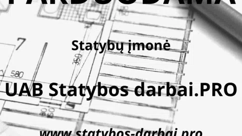 Parduodama statybų įmonė - 1