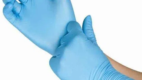 Nitrilblaue Handschuhe (Packung mit 100 Stück) - 1