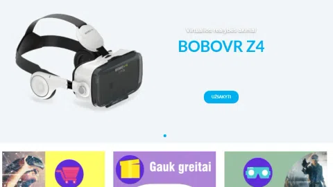 Parduodama Virtualios realybės akinių e-parduotuvė - 1