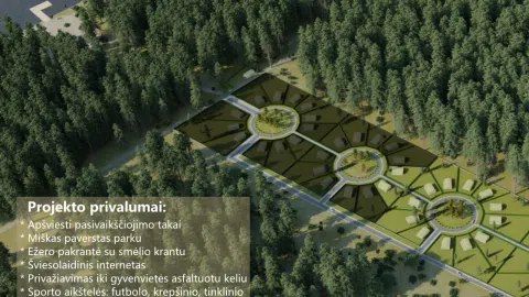 Nuomos verslas patrauklioje vietoje - šalia miško bei ežero - 1