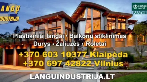 Vilnius-Klaipėda*LANGAI,REHAU,VEKA,SALAMANDER. - 1