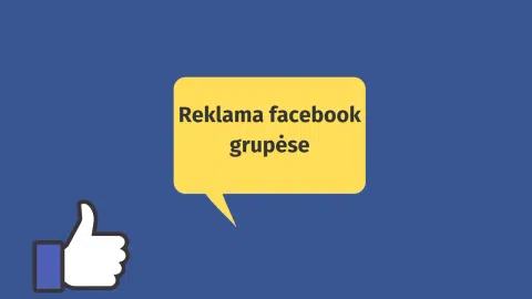 Siūlau reklamą facebook grupėse - 1