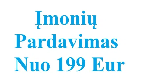 Įmonės pardavimas 199 Eur,domeno/verslo pardavimas - 1