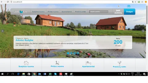 Laisvalaikio patalpų nuomos interneto portalas www.atitruk.lt - 1