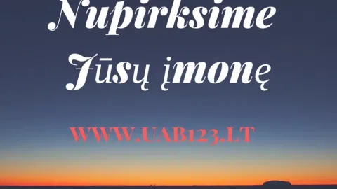 Pirksime įmonę, be skolų ir įsipareigojimų - 1