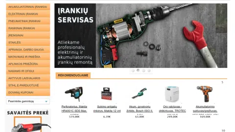 Parduodama e-parduotuvė be prekių. - 1
