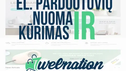 El. parduotuvė su tiekėjų integracija nuo 17.5€/mėn! - 1