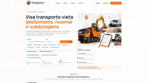 Transportai.lt - Transporto paslaugų ir skelbimų portalas - 1